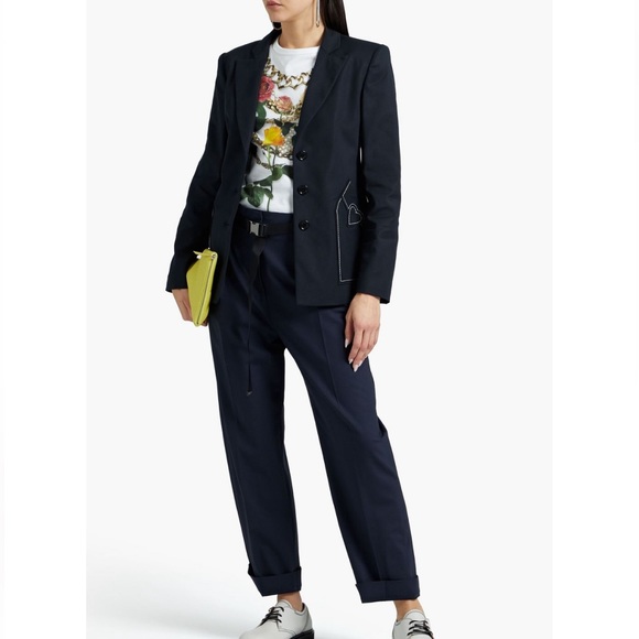 LOVE MOSCHINO
Topstitched cotton-blend blazer - Picture 3 of 11